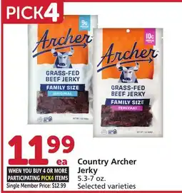 Vons Country Archer Jerky offer
