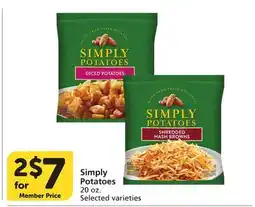 Vons Simply Potatoes offer