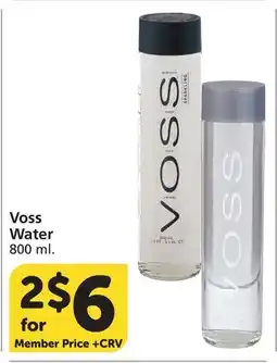 Vons Voss Water offer