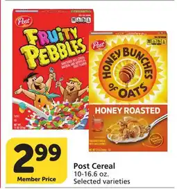 Vons Post Cereal offer