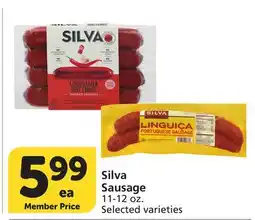 Vons Silva Sausage offer
