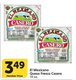 Vons El Mexicano Queso Fresco Casero offer