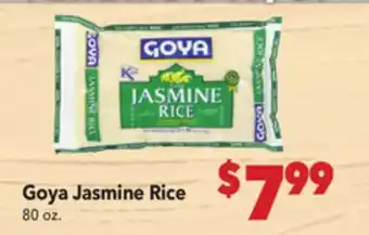 Vallarta Supermarkets Goya Jasmine Rice offer