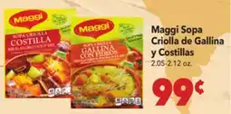 Vallarta Supermarkets Maggi Sopa Criolla de Gallina y Costillas offer