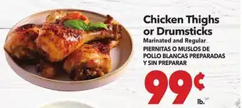 Vallarta Supermarkets Chicken Thighs or Drumsticks offer