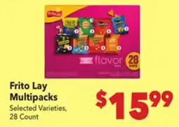 Vallarta Supermarkets Frito Lay Multipacks offer