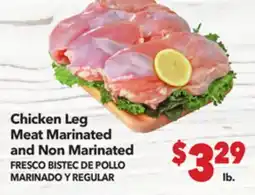 Vallarta Supermarkets FRESCO BISTEC DE POLLO MARINADO Y REGULAR offer