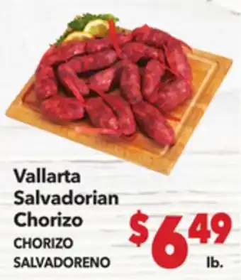 Vallarta Supermarkets Vallarta Salvadorian Chorizo offer
