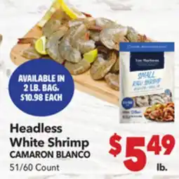 Vallarta Supermarkets Headless White Shrimp offer