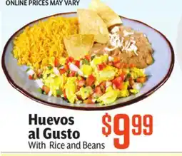 Vallarta Supermarkets Huevos al Gusto offer