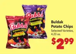 Vallarta Supermarkets Buldak Potato Chips offer