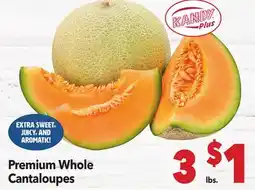 Vallarta Supermarkets Premium Whole Cantaloupes offer