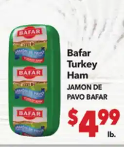Vallarta Supermarkets Bafar Turkey Ham offer
