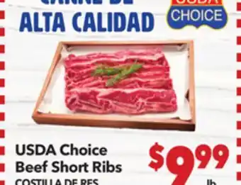 Vallarta Supermarkets USDA Choice Beef Short Ribs offer
