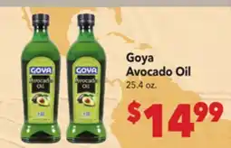Vallarta Supermarkets Goya Avocado Oil offer