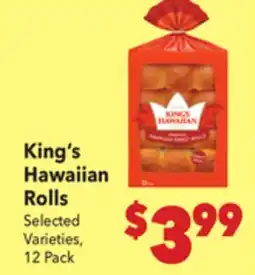 Vallarta Supermarkets King's Hawaiian Rolls offer