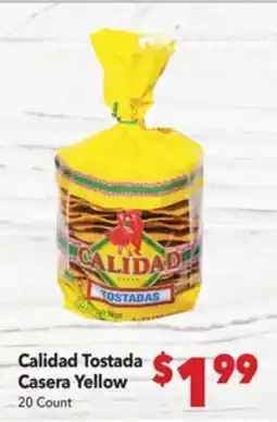Vallarta Supermarkets Calidad Tostada Casera Yellow offer