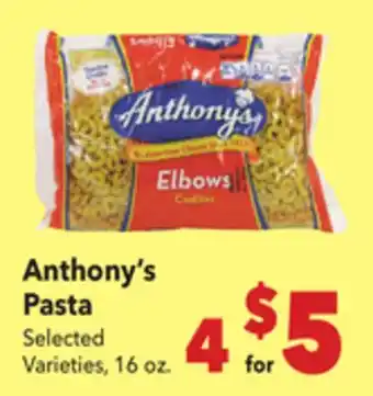 Vallarta Supermarkets Anthony's Pasta offer