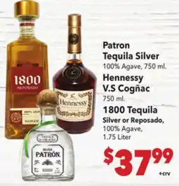 Vallarta Supermarkets Patron Tequila Silver offer
