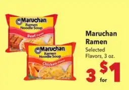 Vallarta Supermarkets Maruchan Ramen offer