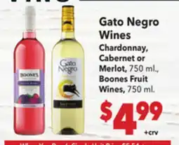 Vallarta Supermarkets Gato Negro Wines offer