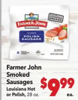 Vallarta Supermarkets Farmer John Smoked Sausages offer