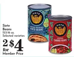 Pavilions Siete Beans offer