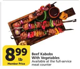 Albertsons Beef Kabobs With Vegetables offer