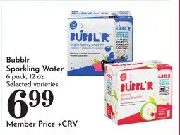 Pavilions Bubblr Sparkling Water offer