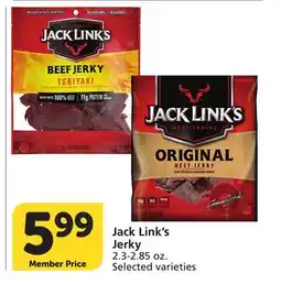 Albertsons Jack Link's Jerky offer