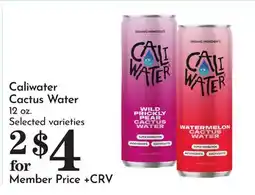 Pavilions Caliwater Cactus Water offer
