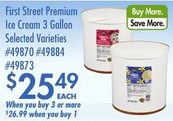 Smart & Final First Street Premium Ice Cream offer