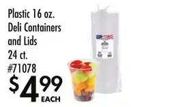 Smart & Final Plastic. Deli Containers and Lids offer