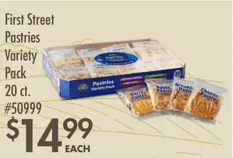 Smart & Final First Street Pastries Variety Pack offer