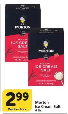 Albertsons Morton Ice Cream Salt offer