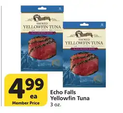 Albertsons Echo Falls Yellowfin Tuna offer