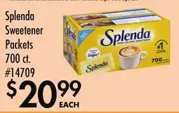 Smart & Final Splenda Sweetener Packets offer