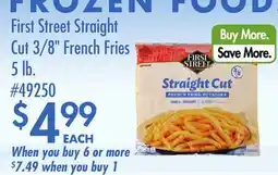 Smart & Final First Street Straight Cut 3/8 French Fries offer