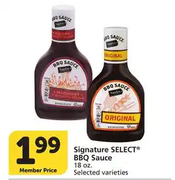 Albertsons Signature SELECT BBQ Sauce offer