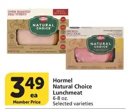 Albertsons Hormel Natural Choice Lunchmeat offer