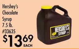 Smart & Final Hershey's Chocolate Syrup offer