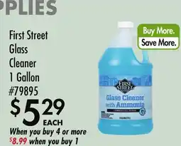 Smart & Final First Street Glass Cleaner offer