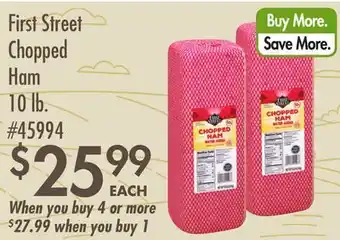 Smart & Final First Street Chopped Ham offer