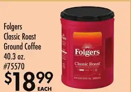 Smart & Final Folgers Classic Roast Ground Coffee offer