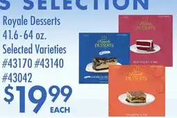 Smart & Final Royale Desserts offer