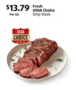 Aldi Fresh USDA Choice Strip Steak offer