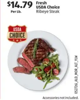Aldi Fresh USDA Choice Ribeye Steak offer