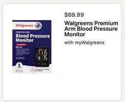 Walgreens Walgreens Premium Arm Blood Pressure Monitor offer