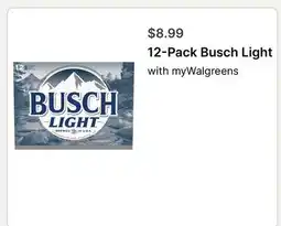 Walgreens 12-Pack Busch Light offer