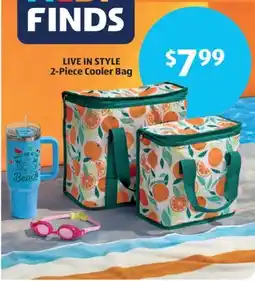 Aldi LIVE IN STYLE 2-Piece Cooler Bag offer